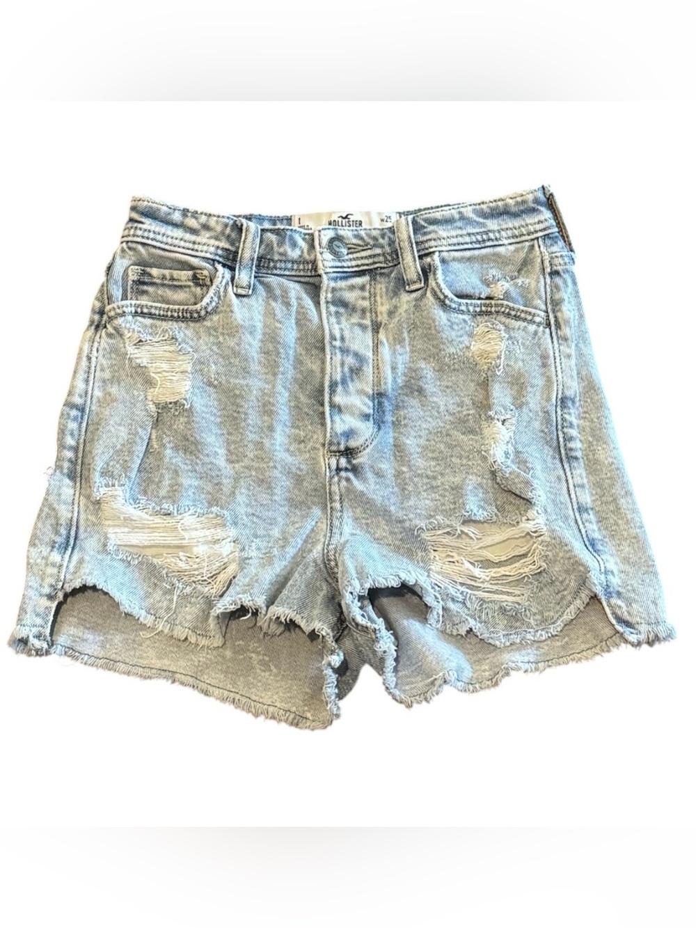 Hollister Curvy Ultra High-Rise Mom Short 3”, sz 1/25